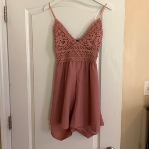 Pink romper